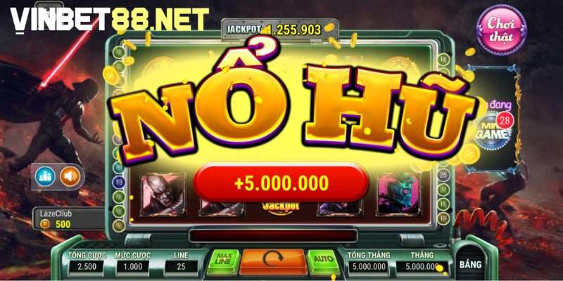 Siêu Nổ Hũ Vinbet có thưởng “nổ hũ” cực lớn